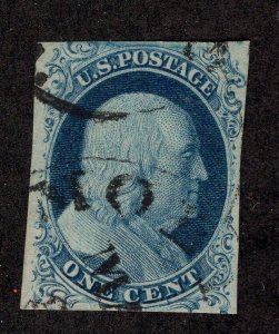 U.S. - 9 - Recut at top/bottom - Deep Shade - Used 