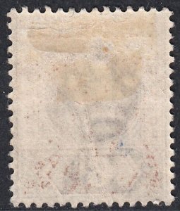 1902-03 CAYMAN ISLANDS KEVII 6d BROWN (SG#6) MH VF