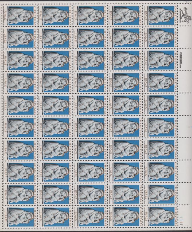 US #2165   Madonna and Child  Full sheet of 50  MNH