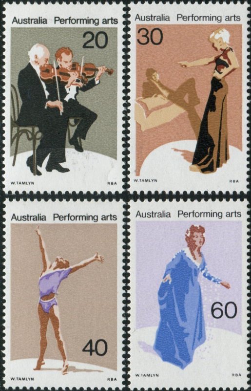 Australia 1977 SG641 Performing Arts set MNH