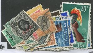 TANGANYIKA MINT & USED COLLECTION REMAINDER 27 STAMPS