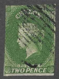 Ceylon (1857) - Scott # 4,   Used