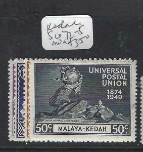 MALAYA KEDAH  (PP1602B)  UPU SET  SG 72-5   MOG