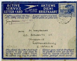 SOUTH AFRICA WW2 Forces 3d OAS Air-Letter 1941 *12 Field Ambulance* DOCTOR CZ271