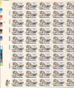 US Stamp - 1980 35c Glen Curtiss Airmail - 50 Stamp Sheet #C100