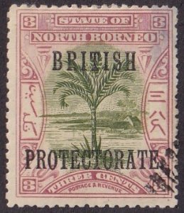 North Borneo #107 Used