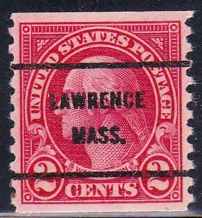 Precancel - Lawrence, MA PSS 599-61 - Bureau Issue