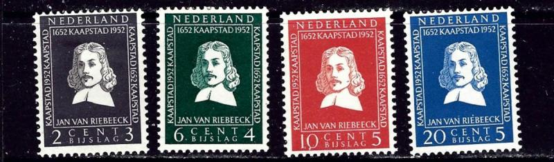 Netherlands B234-37 B234 is MH; others MNH 1952 set