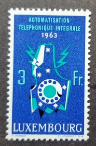 *FREE SHIP Luxembourg Telephone System 1963 Telecommunication Phone (stamp) MNH
