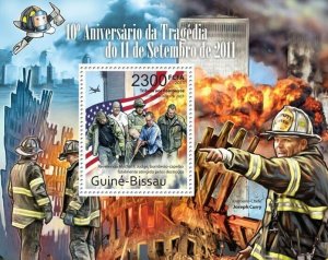 Guinea 2011 MNH - 10th Anniversary of the Tragedy of September 11, 2011.
