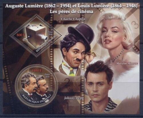 2010 Auguste And Louis Lumiere Cinema Chaplin Johnny Depp Marilyn 