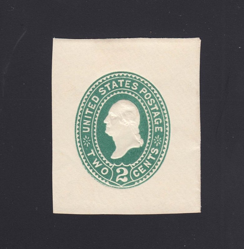 Scott #U318 Mint Cut Square, Cat $110.00