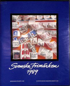 Sweden, complete folder with MNH stamps, year set 1989