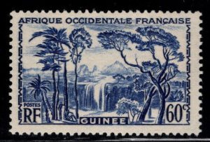 FRENCH GUINEA Scott  142 MH* stamp  expect similar centering