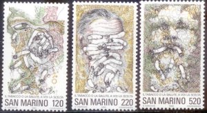 San Marino 1980 SC# 979-81 MNH-OG E170