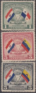 Paraguay #199-202 MH