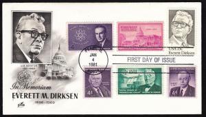 1981 Everett M. Dirksen Sc 1874 combo cover ArtCraft