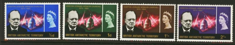 British Antarctic Territory Sc#  16-9 MLH Churchill Memorial