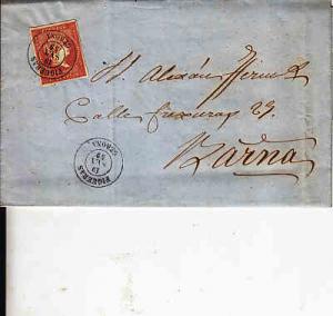 Spain - #45 From Figueras 1859 Barcelona Backstamp