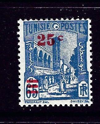 Tunisia 149 MH 1941 overprint