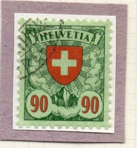 Switzerland 1924 SHADES Early Issue Fine Used 90c. NW-210702