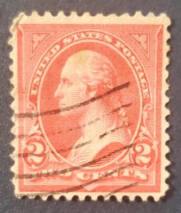 US 252, 1894, corner fold,  CV - $14.00