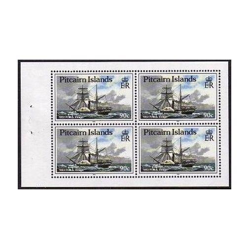 Pitcairn 301b,306b,booklet,MNH.Michel 311Y,316Y MH. Visiting ships,1988.