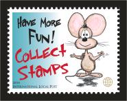 Fun Intl. Local Post Stamp Promotes Stamp Collecting, MNH