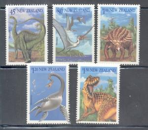 New Zealand Sc 1180-4 1993 Dinosaurs stamp set mint NH