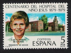 Spain Hospital of the Child Jesus Madrid 1979 MNH SG#2596