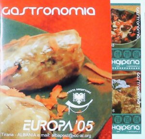 2005 EUROPE CEPT Albania Gastronomy Booklet MNH** 20614-