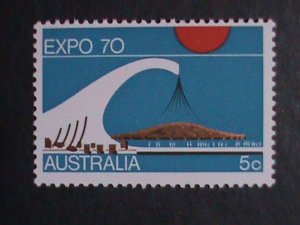 ​AUSTRALIA-1970 SC #472-3  EXPO'70 INTERNATIONAL EXHIBITION OSAKA-JAPAN MLH