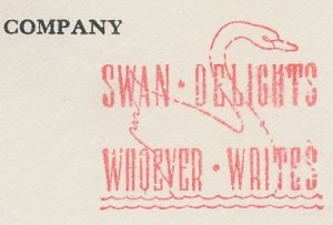Meter cut USA 1938 Bird - Swan