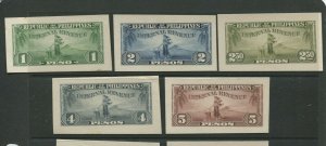 13 RARE Philippines 1943-47 1c-20,000p INTERNAL REVENUE SMALL DIE PROOF STAMPS