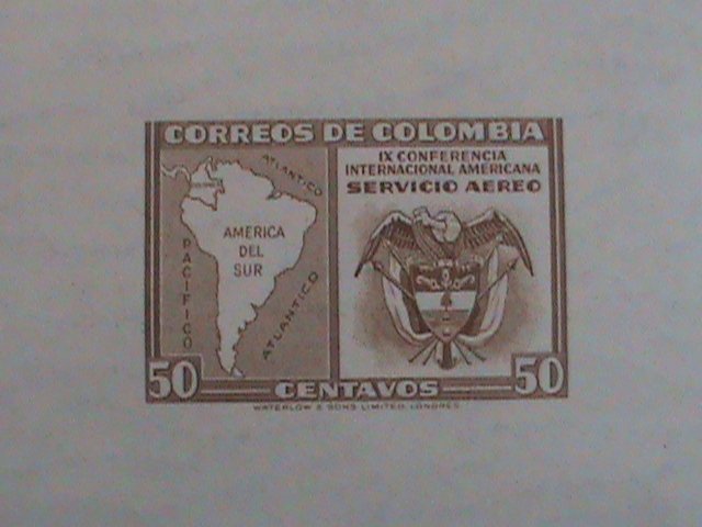 COLUMBIA STAMP:1948- SC# 560-9TH PAN AMERICAN INTERNATIONAL CONFERENCE S/S #2