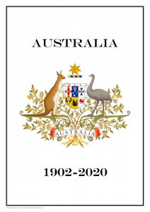 AUSTRALIA 1902 - 2020  PDF (DIGITAL) STAMP  ALBUM PAGES  (599 pages)