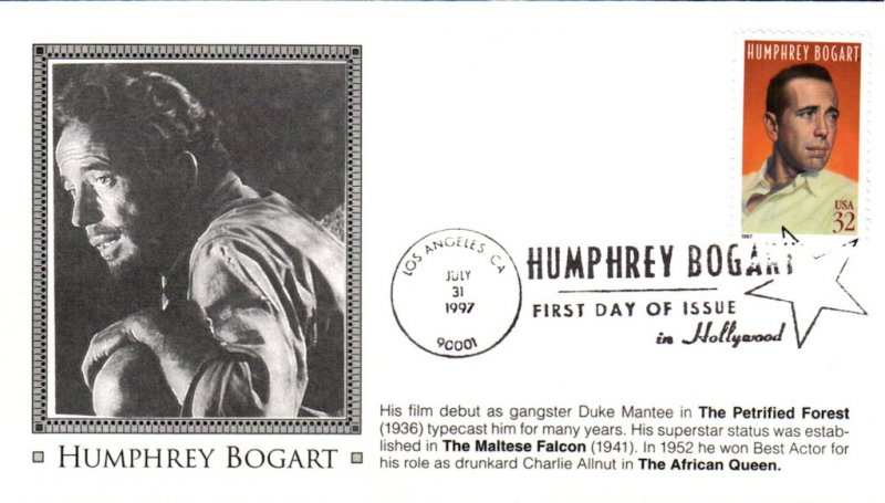 #3152 Humphrey Bogart Unknown FDC