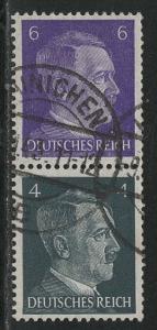 Germany Scott # 510, 508, used, se-tenant, Mi# S292