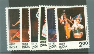 India #692-697 Mint (NH) Single (Complete Set)