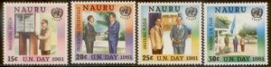 Nauru 1981 SC# 232-5 MNH L156