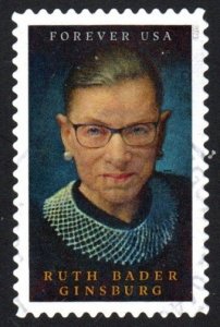 SC# 5821 - (73c) - Ruth Bader Ginsburg - Supreme Court - Used Single - Off Paper