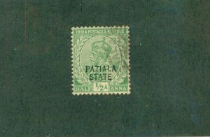 NABHA  INDIAN STATE 72 USED BIN $0.60