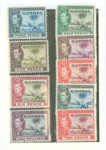 Gambia #132-138 Mint (NH) Single (King)