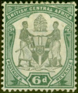 B.C.A Nyasaland 1897 6d Black & Green SG46 Fine MM