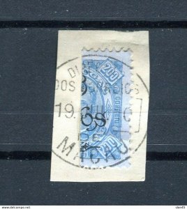 Portuguese Colony Macao 1902 Used on piece Vert half bisect 12913