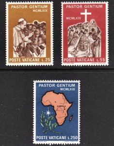 Vatican City Scott 473-75 complete set F to VF mint OG NH. Lot #A.  FREE...