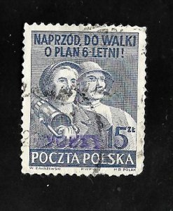 Poland 1950 - U - Groszy - Scott #477