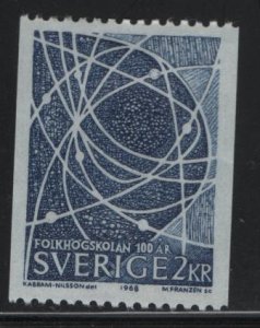 SWEDEN, 787,  HINGED, 1968, Electron Orbits