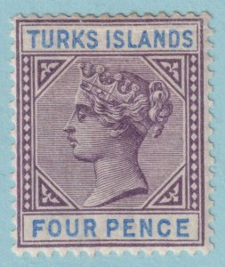 TURKS ISLANDS 53  MINT HINGED OG * NO FAULTS VERY FINE! - NUX