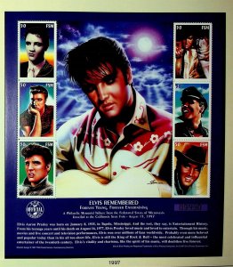 MICRONESIA Sc 268 NH MINISHEET OF 1997 - ELVIS PRESLEY - (JO23)